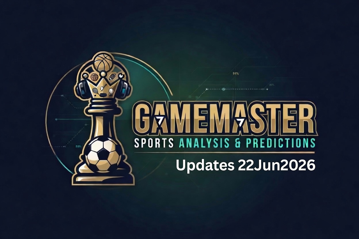 GameMaster product update artwork highlighting separated NFL and college football leagues, sport-aware standings, and improved off-season handling.